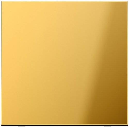 Лицевая панель Jung LS990 metal для 1-кл. выключателя золото картинка